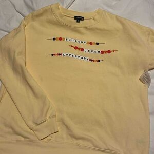 Taylor Swift Pale Yellow Crewneck